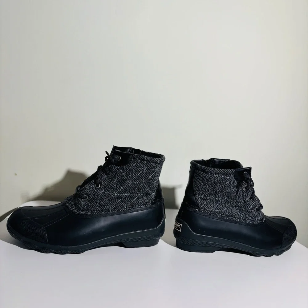 FINAL SALE 🚨 Sperry Syren Gulf Women's Duck Wool Boot 9.5 Grey/Black STS99766 - Picture 3 of 8